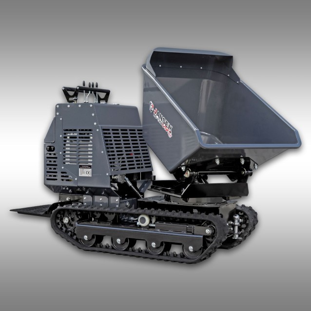 Rupsdumpwagen JANSEN® RD-1200DSK, driezijdige kiepwagen, 1,2 t, benzine