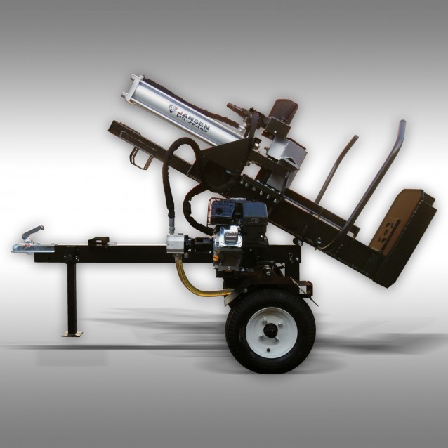 Houtklover Jansen HS-22A62, 22 t, 62 cm, benzine, staand+liggend, Kloofmachine
