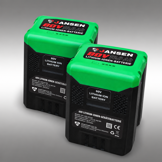 JANSEN® accupack, accuset voor HS-20L53-Li | 2x 60 V / 10 Ah